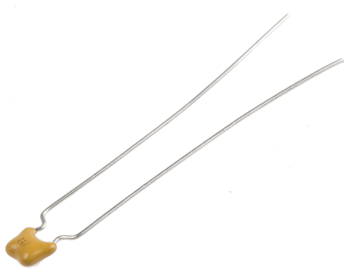 KYOCERA AVX 15nF Multilayer Ceramic Capacitor MLCC, 100V dc V, ±10% , Through Hole