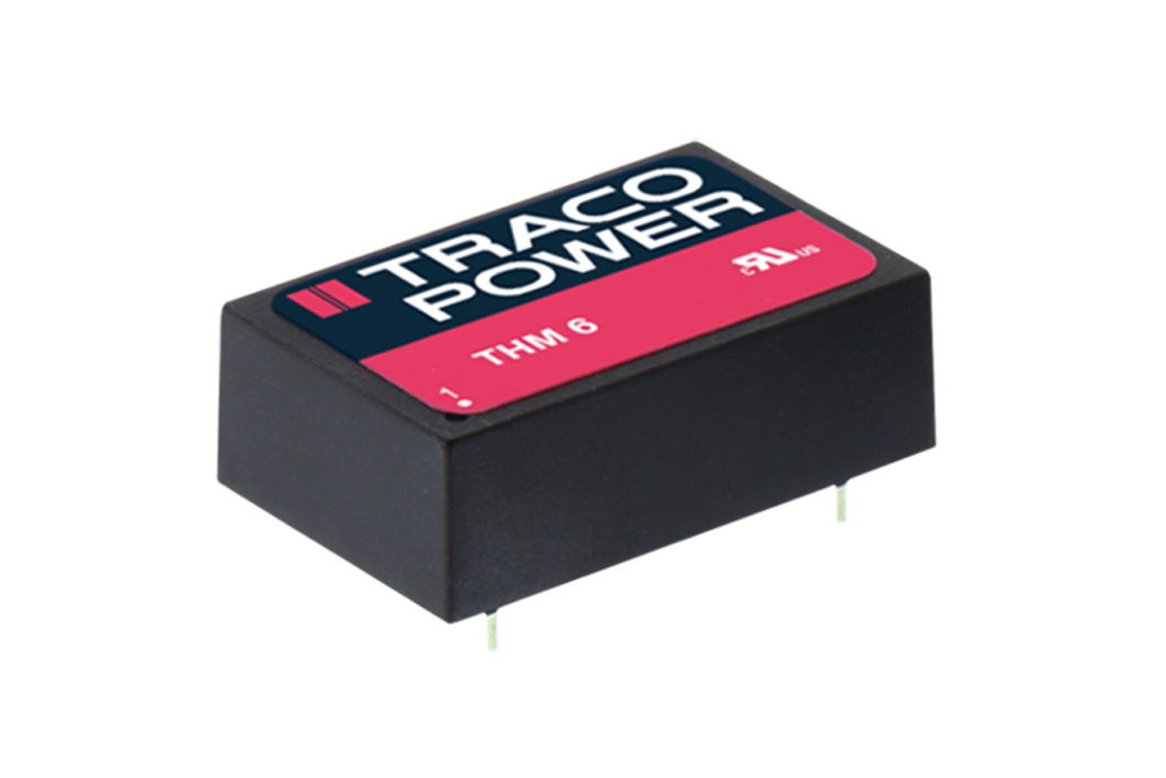 TRACOPOWER THM 6 DC-DC Converter, ±15V dc/ ±200mA Output, 9 → 18 V dc Input, 6W, PCB Mount, +90°C Max Temp -40°C