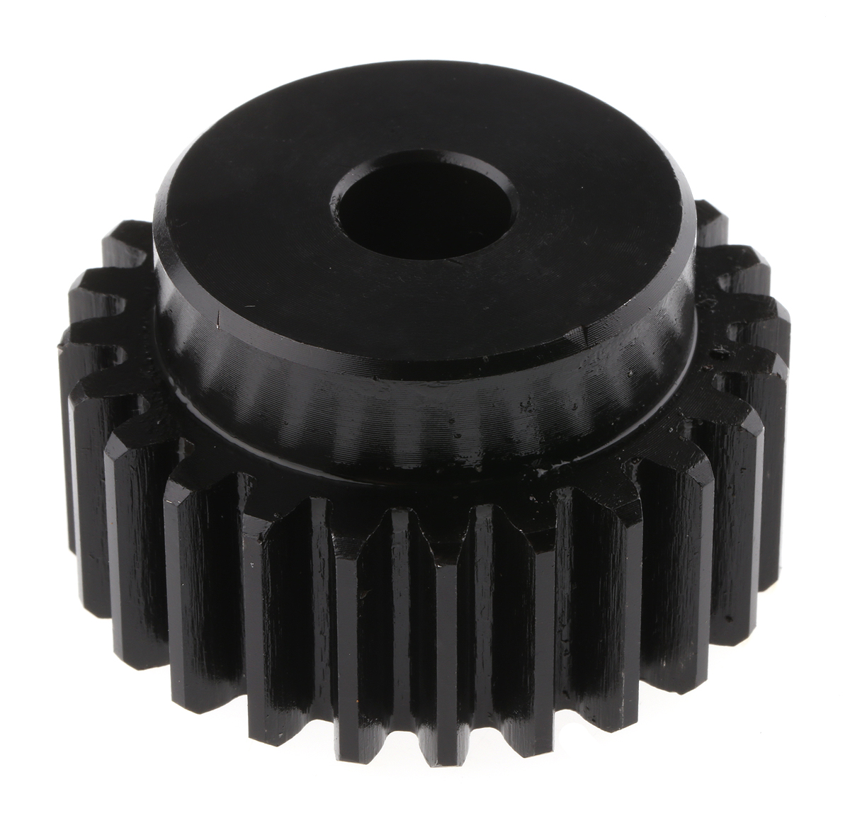 RS PRO Steel 24 Teeth Spur Gear, 2 Module, 12mm Bore Diam, 48mm Pitch Diam, 38mm Hub Diam