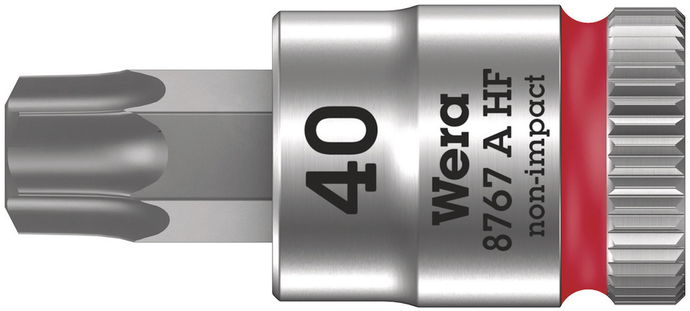Wera 1/4 in Drive Bit Socket, Torx Bit, T25, 100 mm Overall Length