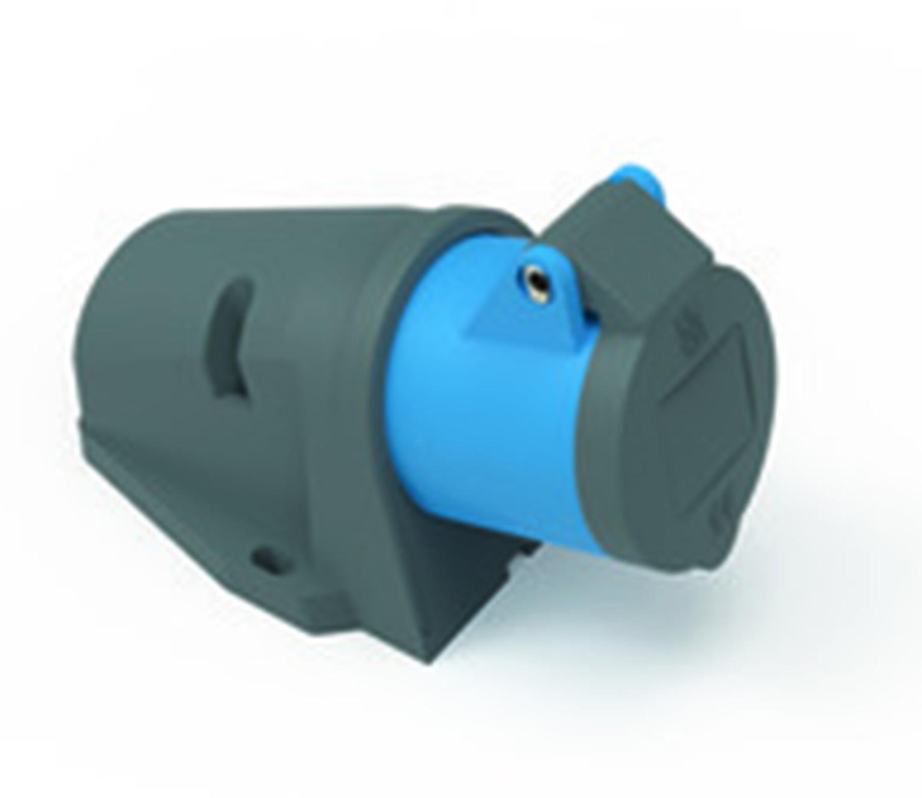 Bals IP44 Blue Wall Mount 2P + E Industrial Power Socket, Rated At 16A, 230 V