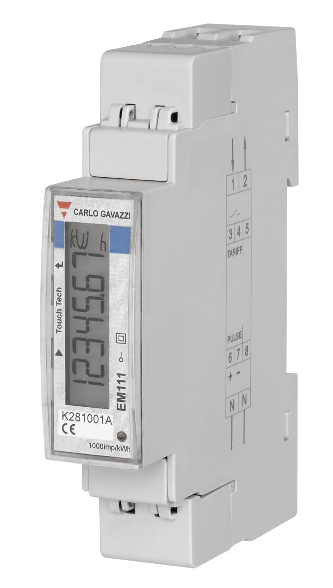 Carlo Gavazzi 1 Phase LCD Energy Meter