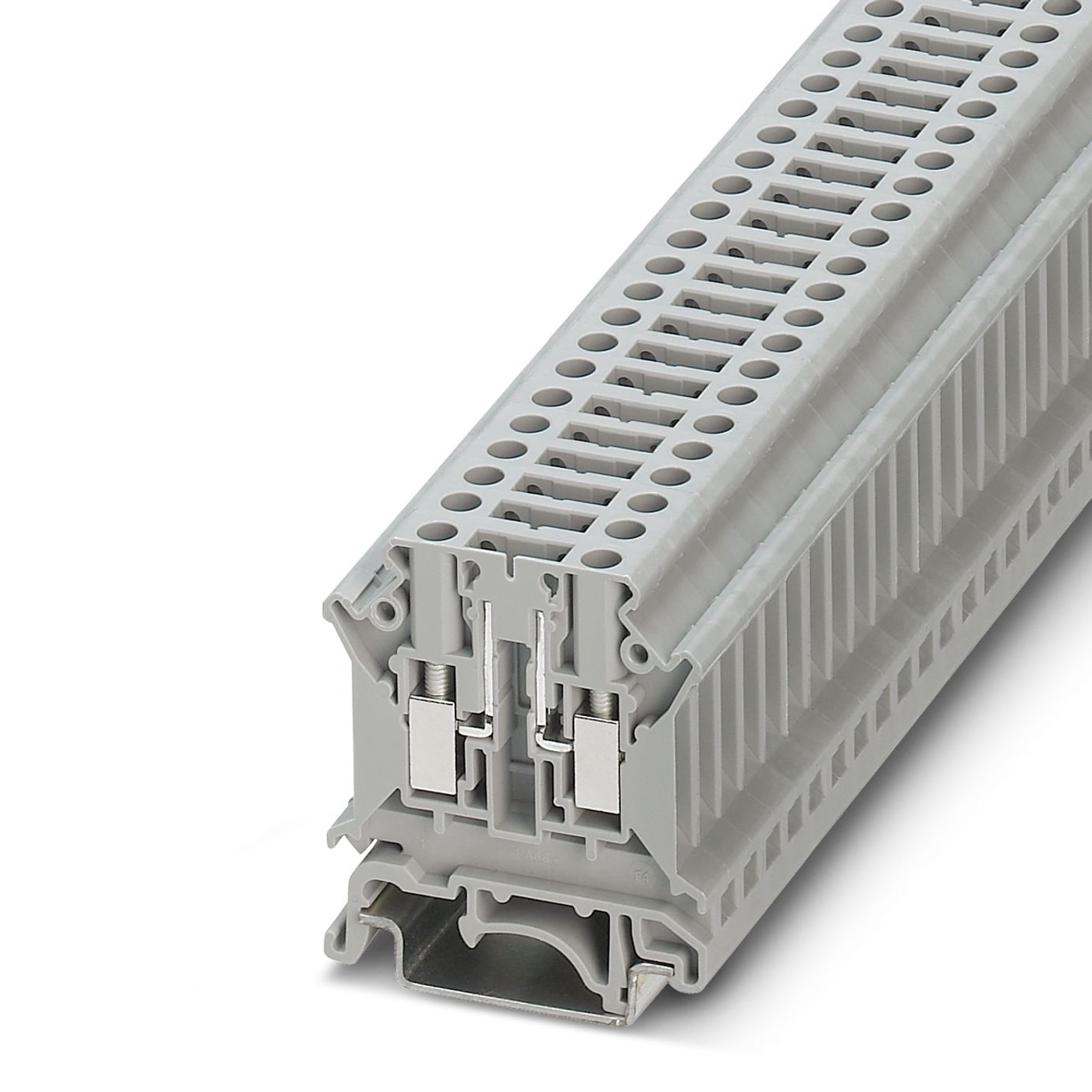 Phoenix Contact 3000604 UK 5 N-TG Series Grey, 0.2 → 6mm², Single-Level, Screw Termination