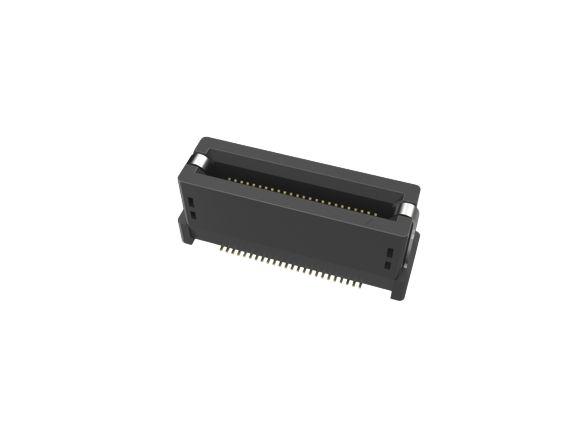 Amphenol Communications Solutions Vertical Edge Connector, 48-Contacts, 0.6mm Pitch, 2-Row