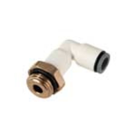 Legris LF6900 LIQUIfit Series Push-in Fitting, G 3/8 Male, Threaded Connection Style