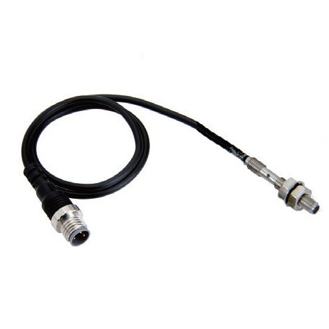 Omron Inductive Threaded Barrel Proximity Sensor, M4, 0.8 mm Detection, PNP NO, 10 → 30 V dc