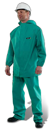 Skytec Chemsol Plus Green, Anti-Static, Chemical Resistant, Flame Retardant, Waterproof Chemical Resistant Jacket, L