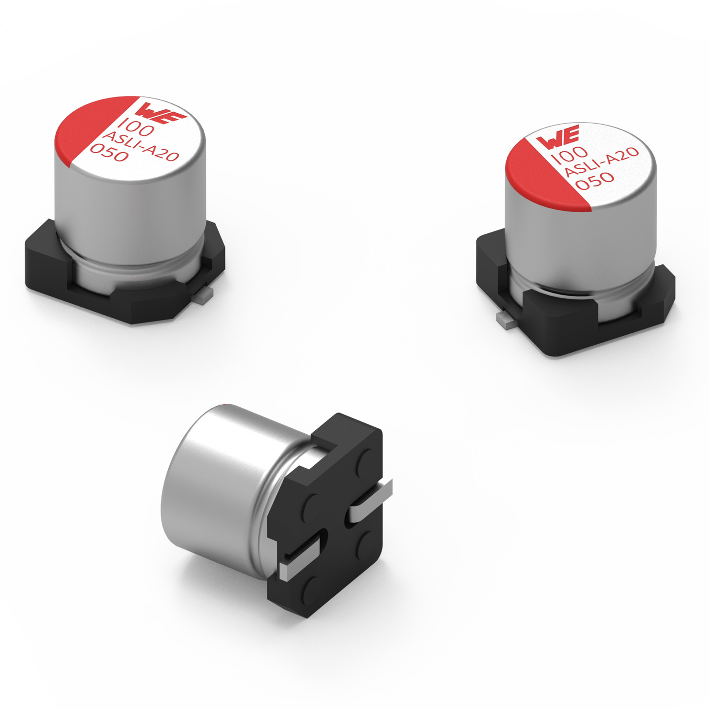 Wurth Elektronik 150μF Surface Mount Aluminium Polymer Capacitor, 100V dc