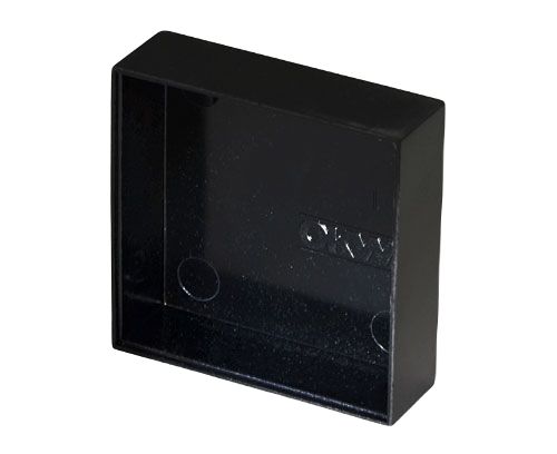 OKW Black PF Potting Box, 40 x 40 x 12.8mm