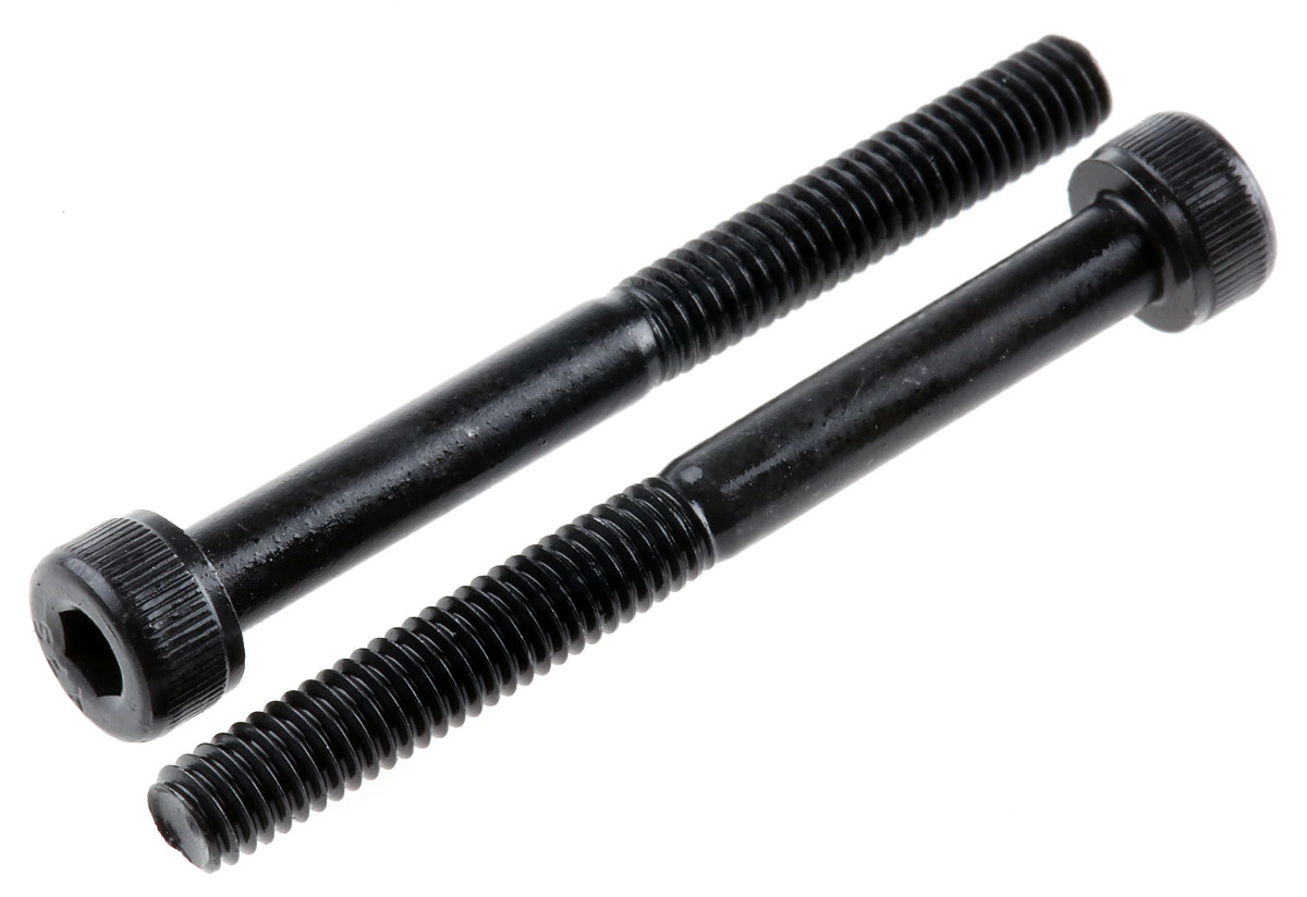 RS PRO Black, Self-Colour Steel Hex Socket Cap Screw, DIN 912, M4 x 40mm