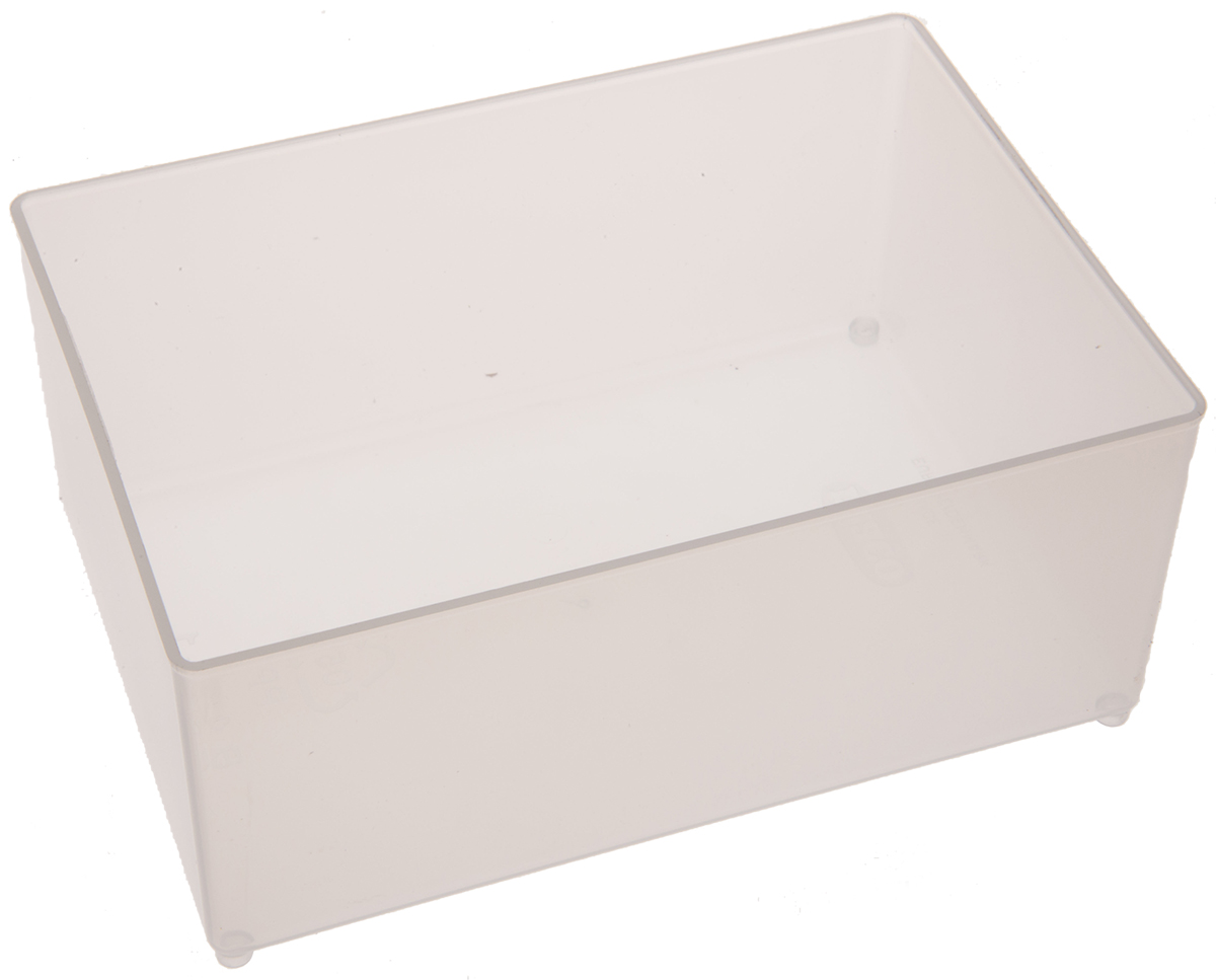 Raaco Transparent PP Compartment Box, 69mm x 109mm x 157mm