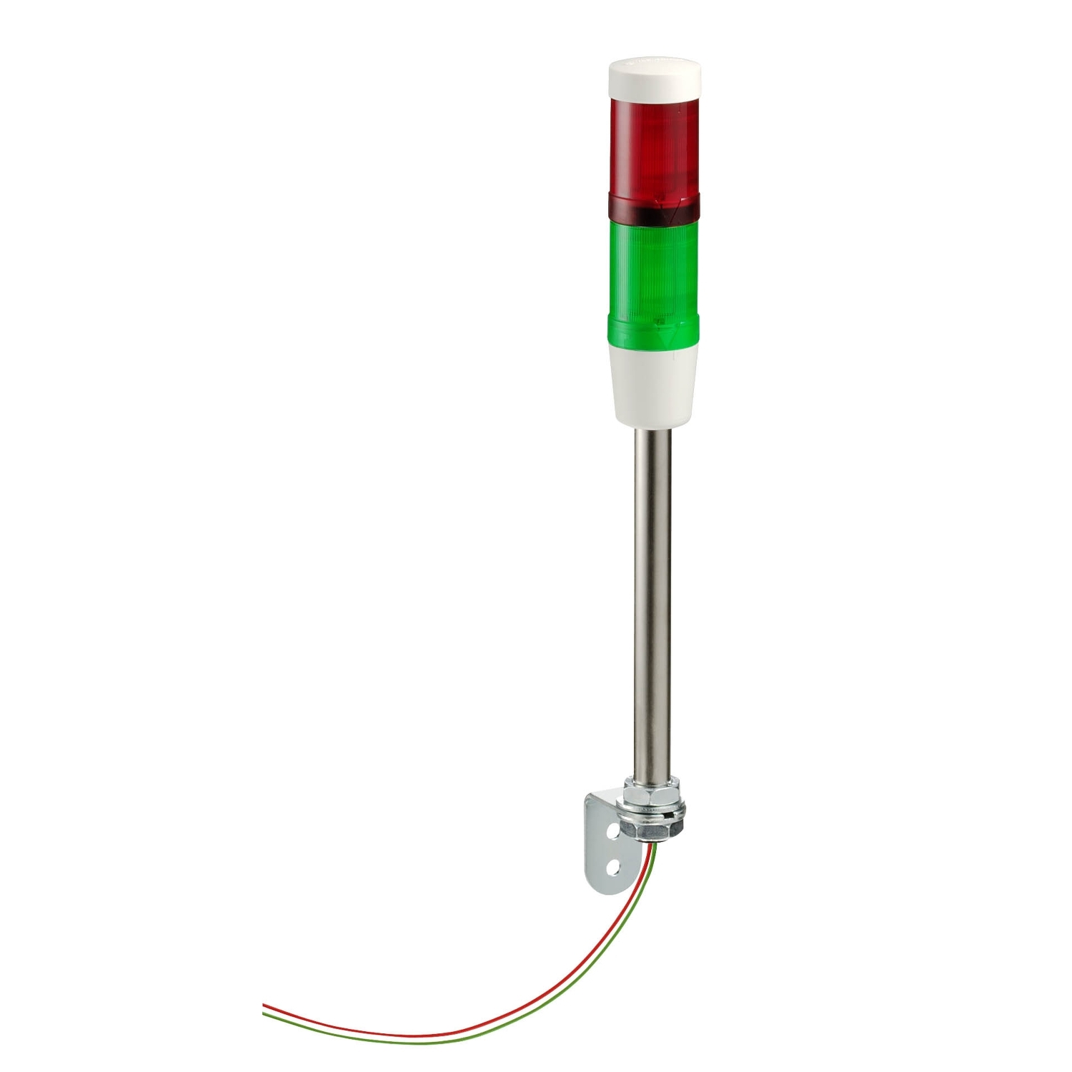 Schneider Electric Harmony Series Green, Red Signal Tower, 2 Lights, 230 V ac, Tube-mounted