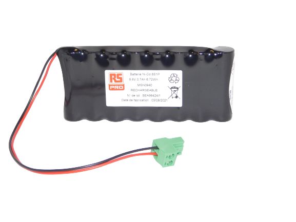 RS PRO RS PRO, 9.6V, AA, NiCd Rechargeable Battery, 700mAh