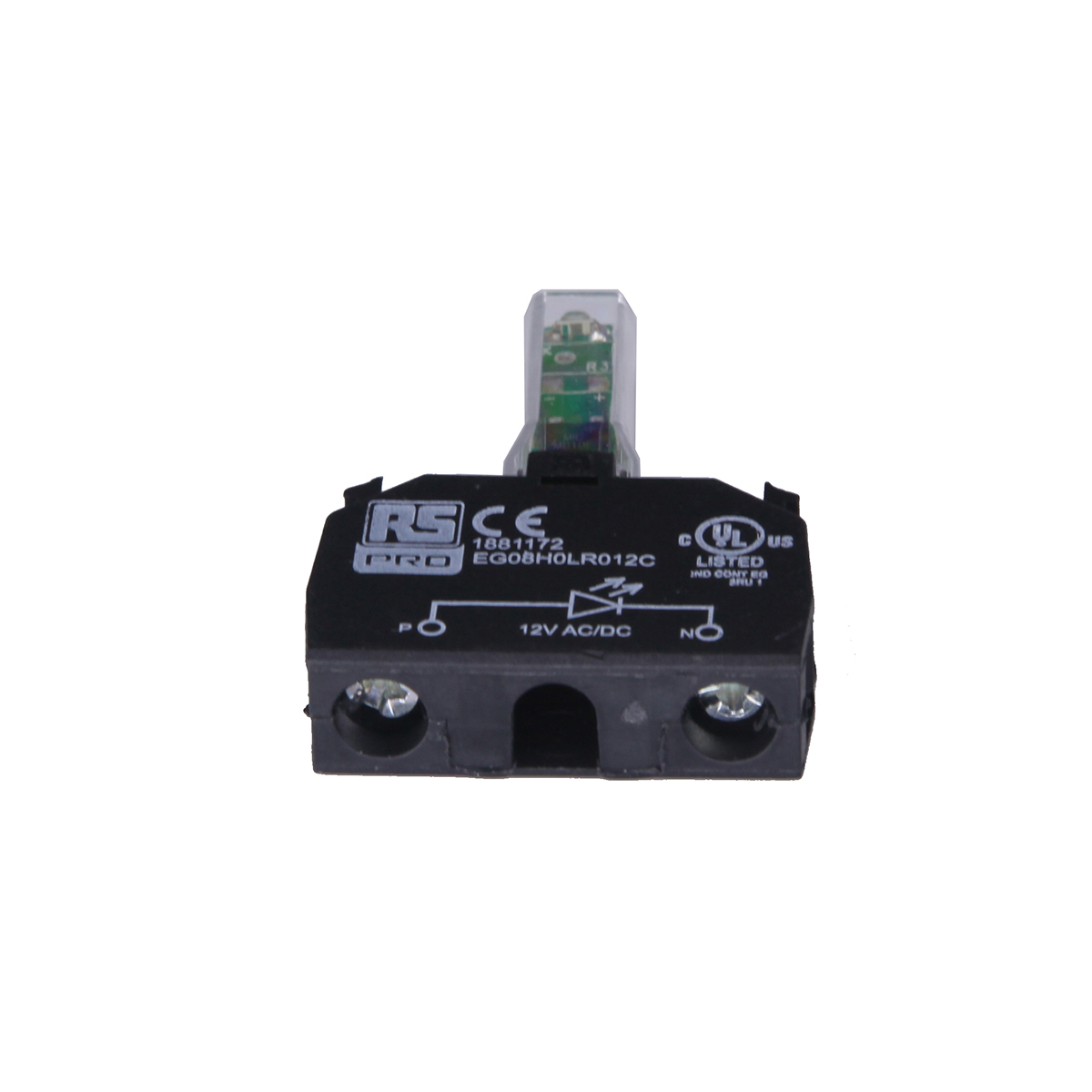 RS PRO Light Block, 24V ac/dc, Yellow Light