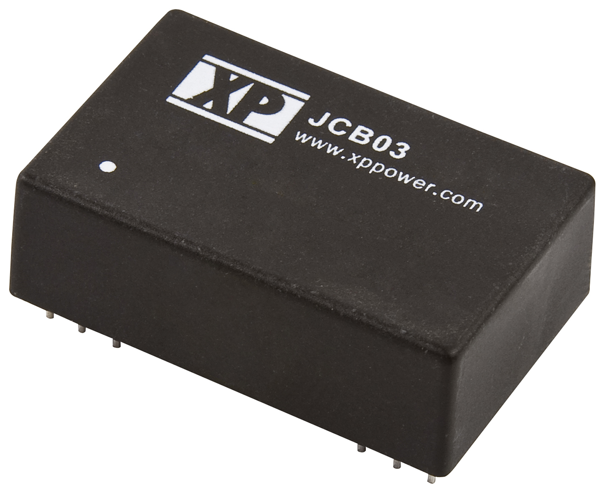 XP Power JCB DC-DC Converter, ±9V dc/ ±167mA Output, 18 → 36 V dc Input, 3W, Through Hole, +100°C Max Temp -40°C