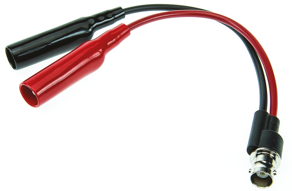 Pomona BNC Test Lead, 150V ac, Red/Black, 130mm Lead Length