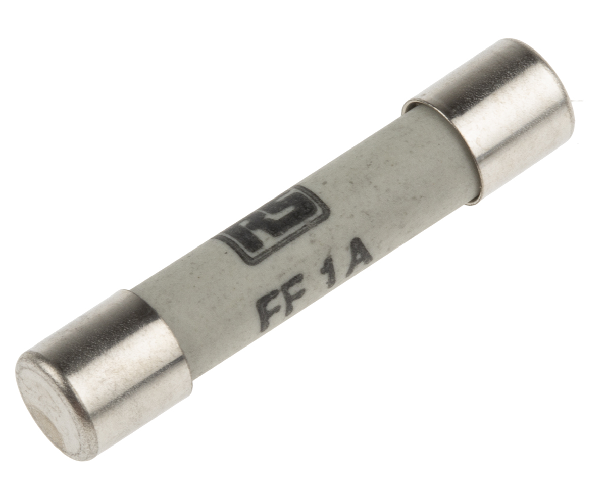 RS PRO 1A FF Ceramic Cartridge Fuse, 6.3 x 32mm