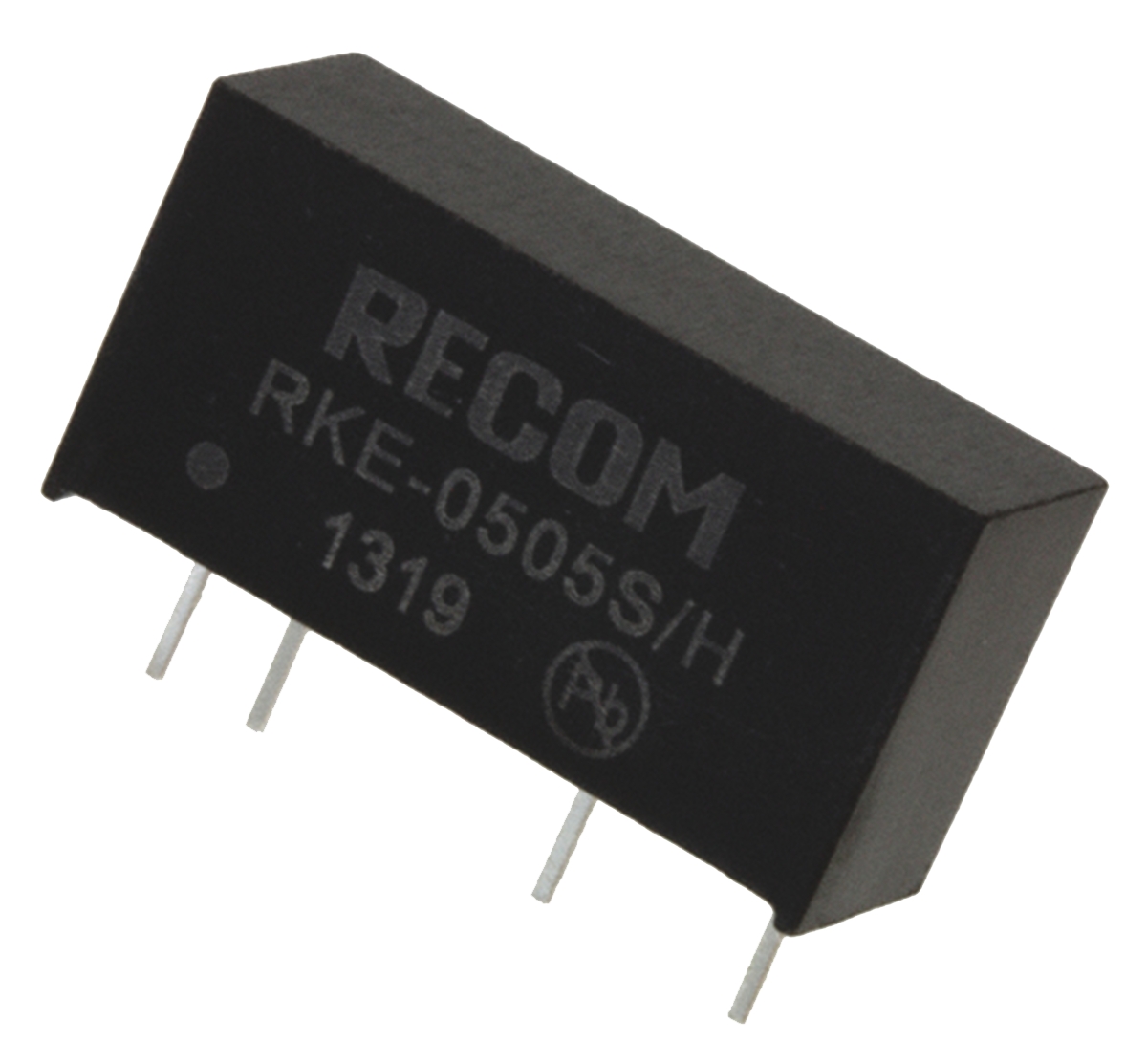 Recom RKE DC-DC Converter, 5V dc/ 200mA Output, 4.5 → 5.5 V dc Input, 1W, Through Hole, +85°C Max Temp -40°C Min