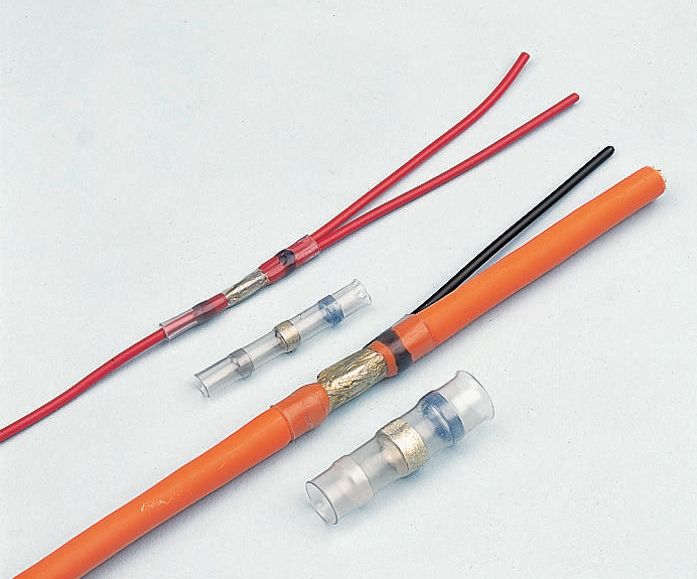 TE Connectivity Transparent Polyolefin Solder Sleeve 42mm Length 6.6 → 10.7mm Cable Diameter