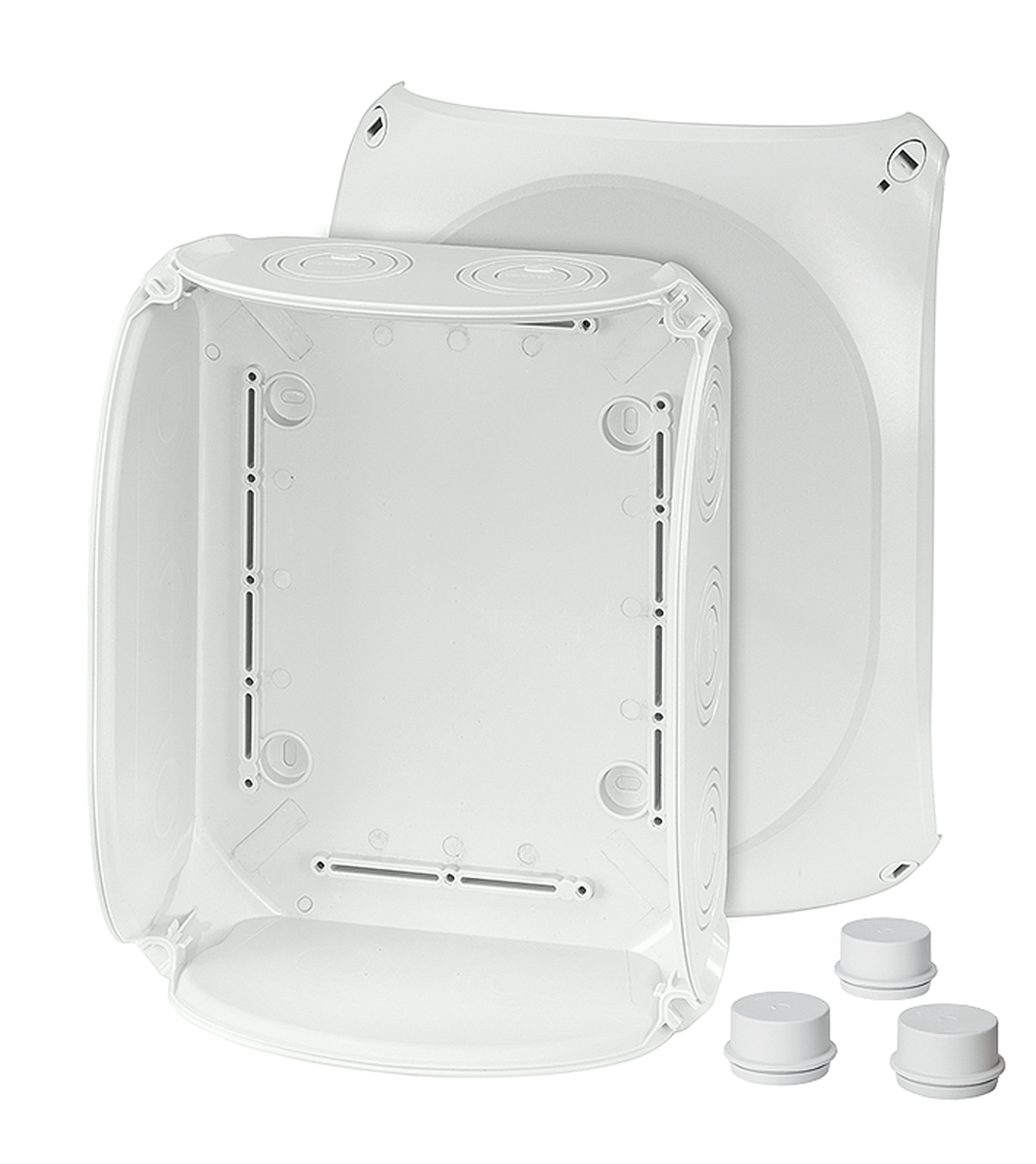 HENSEL Grey Polycarbonate Junction Box, IP55, IP66, 205 x 112 x 255mm