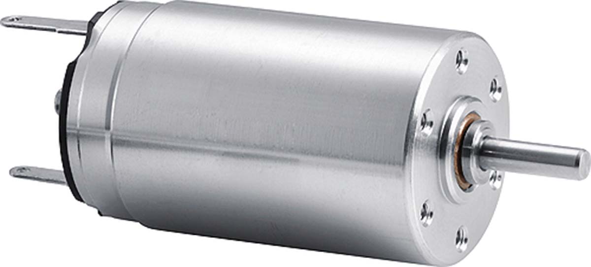 Faulhaber Brushed DC Motor, 8.5 W, 24 V dc, 12 mNm, 4560 rpm, 3mm Shaft Diameter