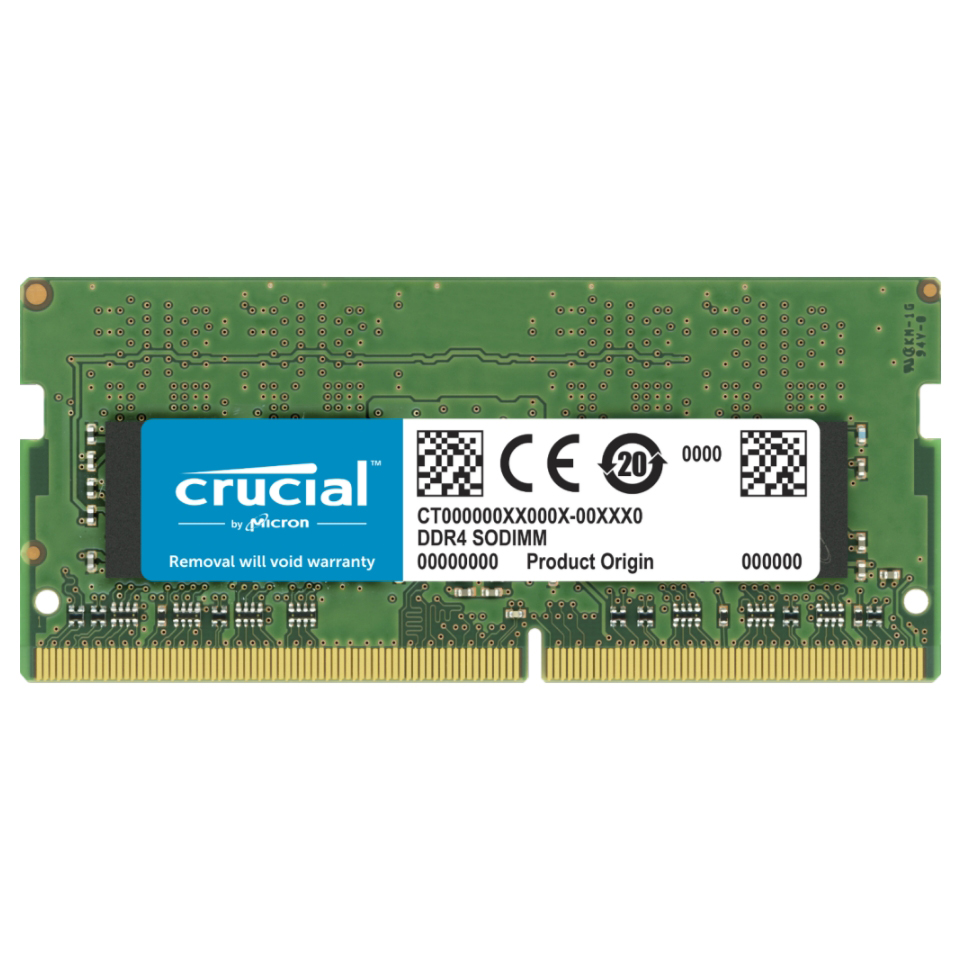 Crucial 16 GB DDR4 RAM, 3200MHz, SODIMM, 1.2V