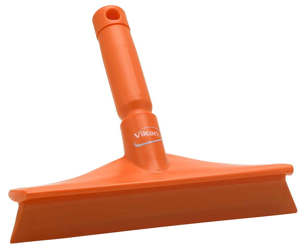 Vikan Orange Squeegee, 104mm x 245mm x 50mm, for Food Preparation Surfaces