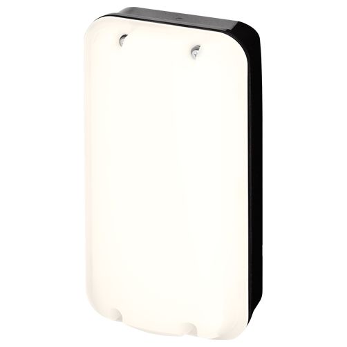 4lite UK Rectangular LED Bulkhead Light, 6 → 9 W, 220 → 240 V, , Lamp Supplied, IP65, Lorica