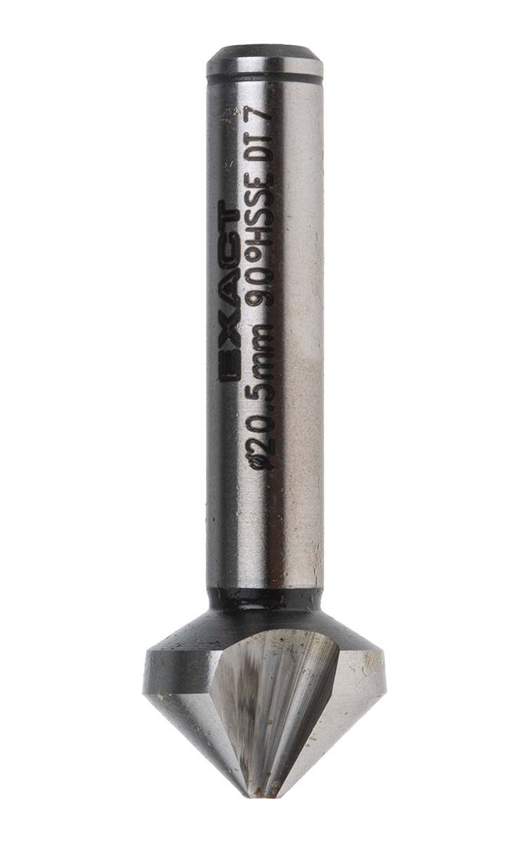 EXACT HSS-E Drill Bit, 20.5mm Head, 3 Flute(s), 90°, 1 Piece(s)