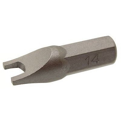SAM Spanner Screwdriver Bit, 1/4 in Tip, 1/4 in Drive, Square Drive, 25 mm Overall