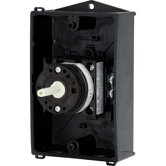 Eaton 3P Pole Surface Mount Isolator Switch - 20A Maximum Current, 5.5kW Power Rating, IP65