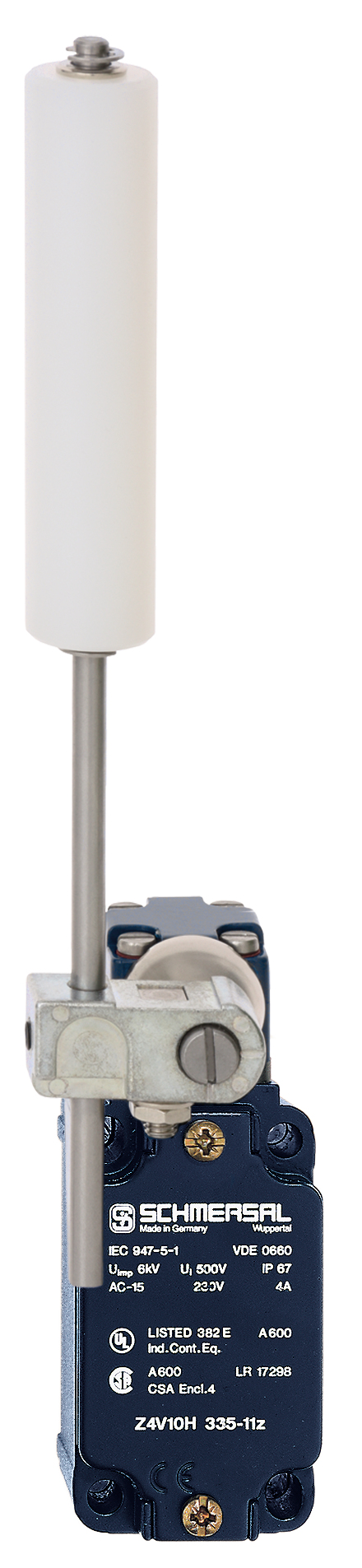 Schmersal EX-Z Series Belt Alignment Lever Safety Interlock Switch, 1NO/1NC, IP67, Aluminium Housing, 230V ac ac Max,