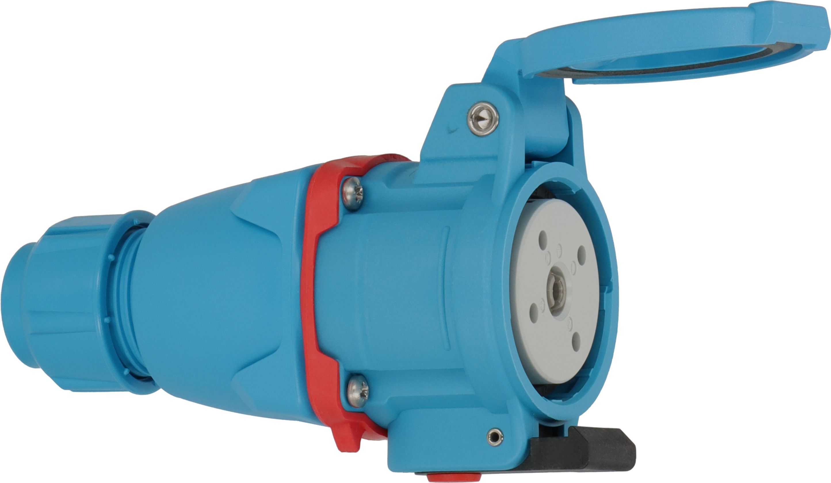brennenstuhl, 1323 IP55 Blue, Red Cable Mount 3P+N+T Industrial Power Socket, Rated At 30A, 415 V