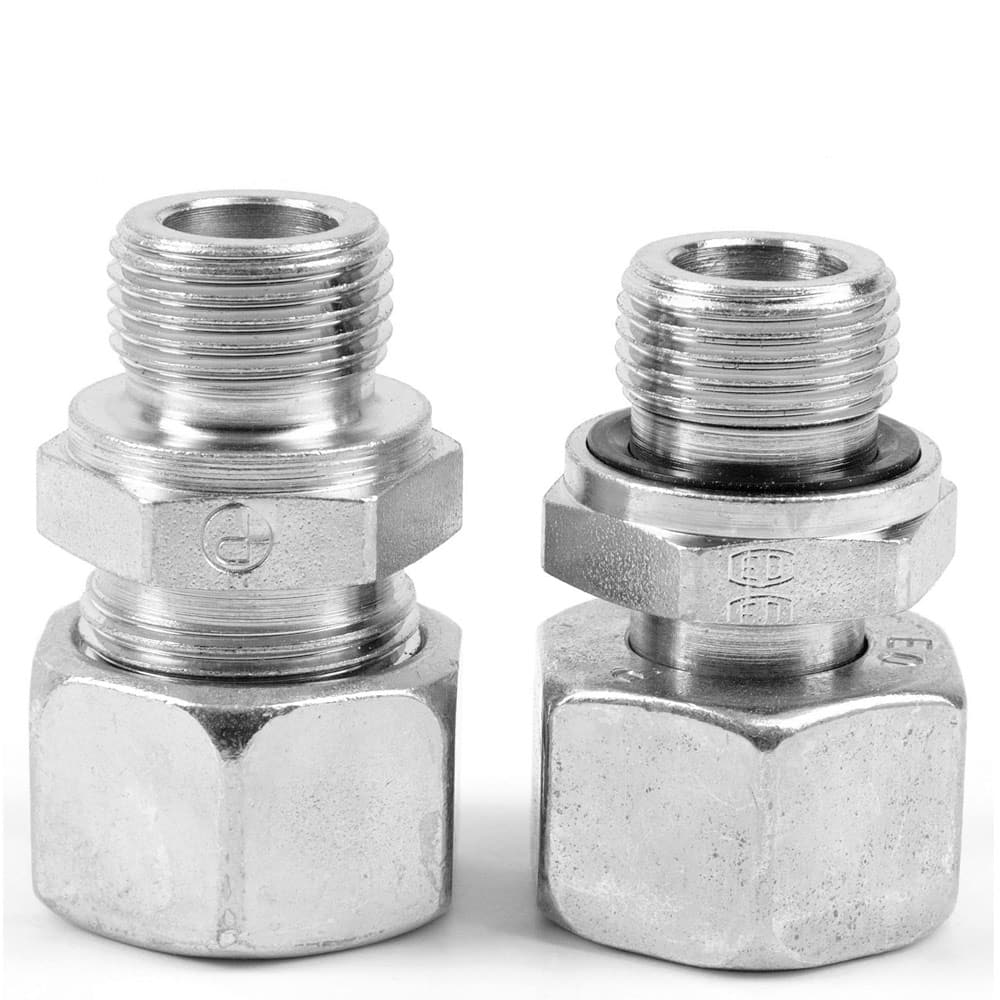 Parker Straight Tube to Port Male 24° DIN Cone to Male BSPP, GE28LR3/4EDOMDCF