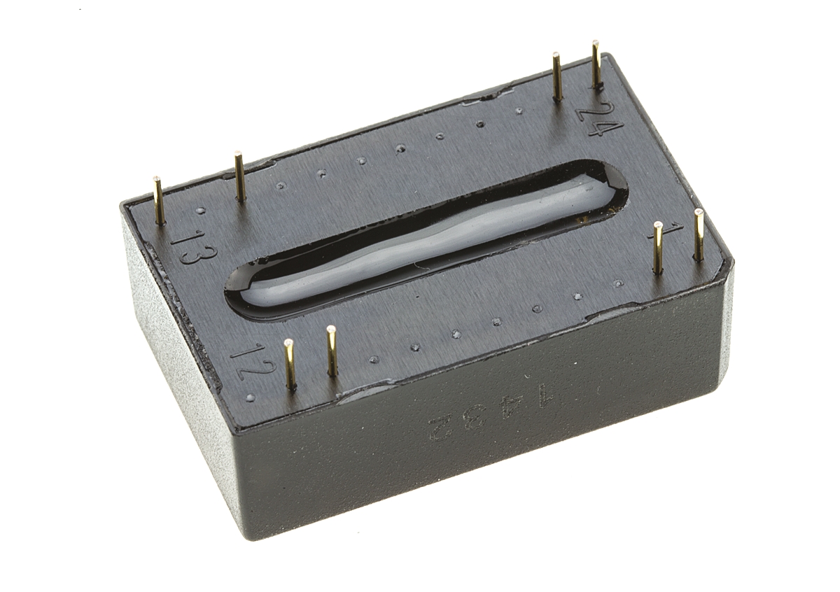 TRACOPOWER THI DC-DC Converter, ±15V dc/ ±65mA Output, 21.6 → 26.4 V dc Input, 2W, Through Hole, +75°C Max Temp