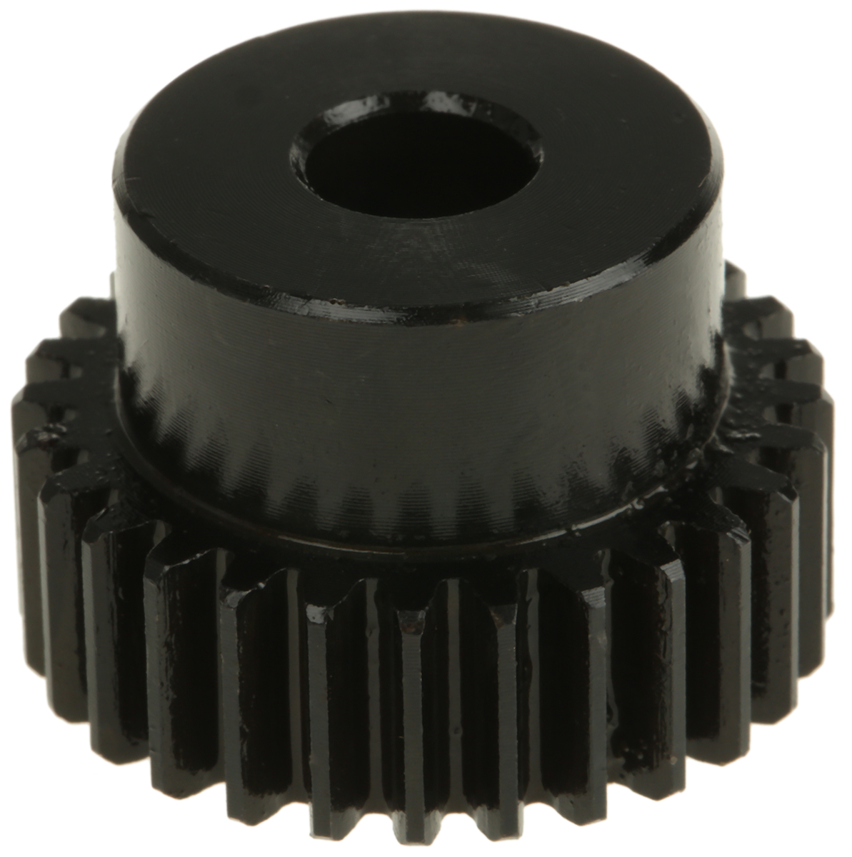 RS PRO Steel 28 Teeth Spur Gear, 1 Module, 8mm Bore Diam, 28mm Pitch Diam, 22mm Hub Diam