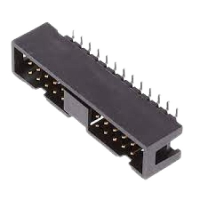 Amphenol Communications Solutions Quickie Series Vertical Surface PCB Header, 14 Contact(s), 2.54 mm Pitch, 2 Row,