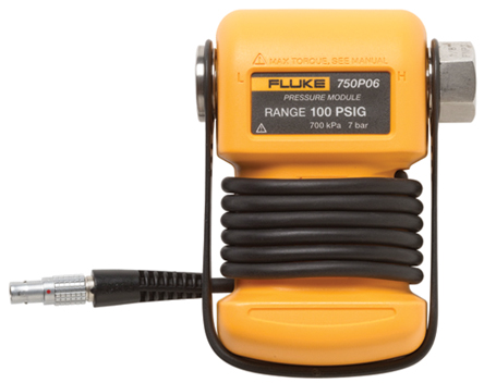 Fluke 750P22 Pressure Module, For Use With 725, 726, 750 Series 1psi With RS Calibration