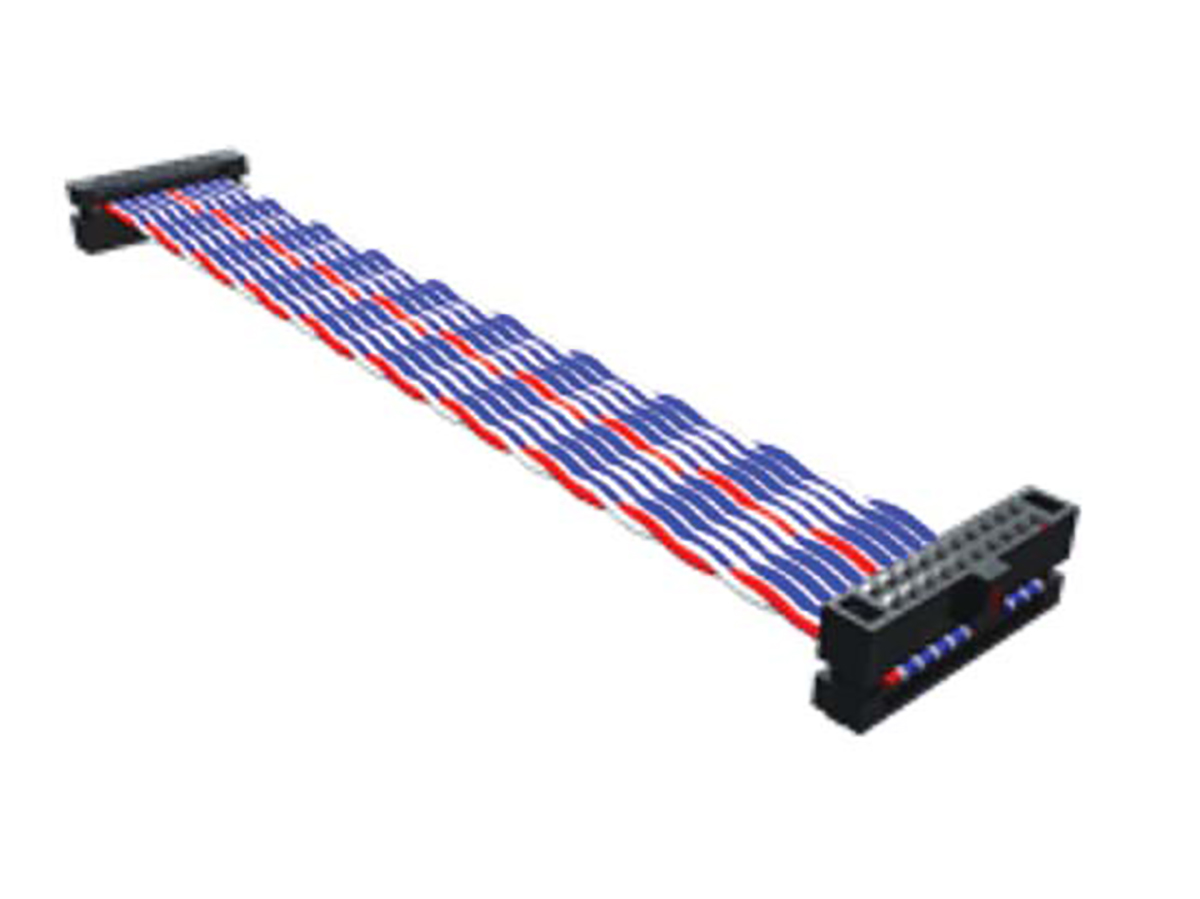 Samtec FFTP Series Ribbon Cable, 10-Way, 450mm Length, Tiger Eye IDC to Tiger Eye IDC