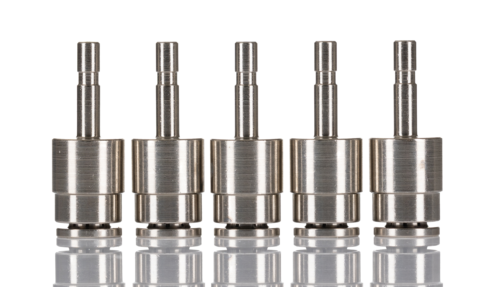 Norgren PNEUFIT 10 Series Straight Fitting, Push In 4 mm to Push In 6 mm, Tube-to-Tube Connection Style, 10023