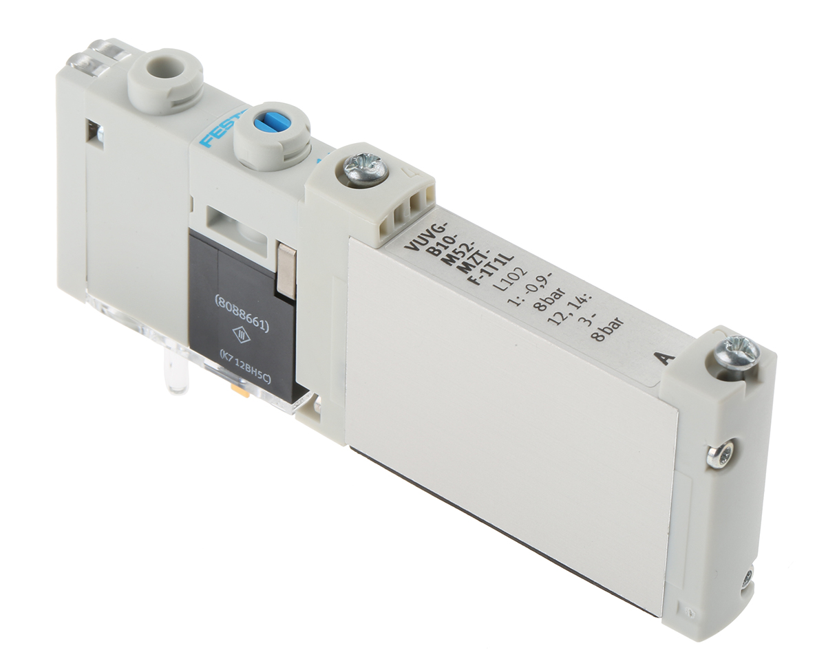 Festo 5/2 Solenoid Valve - Electrical VUVG Series 24V dc, 573417