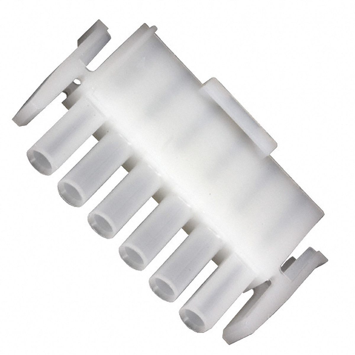 TE Connectivity, Universal MATE-N-LOK Male Connector Housing, 6.35mm Pitch, 6 Way, 1 Row