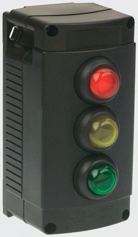 Bartec Push Button Control Station, Thermoplastic, IP66, IP67