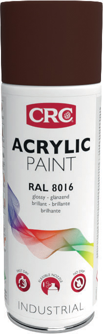 CRC 400ml RAL 8016 Brown Gloss Spray Paint