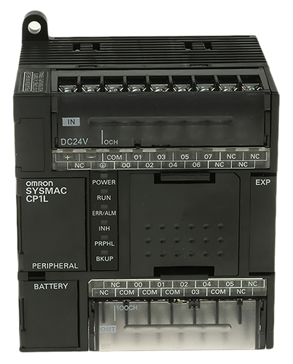 Omron CP1L Series PLC CPU for Use with SYSMAC CP1L Series, Transistor Output, 8 (DC)-Input, DC Input