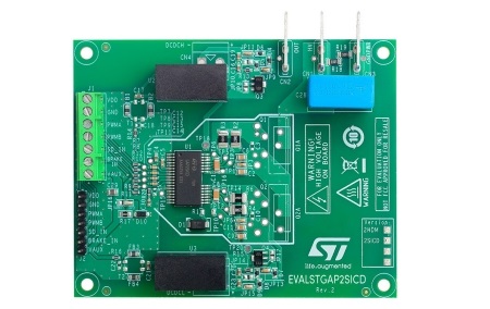 STMicroelectronics Evaluation Board Half-Bridge Driver for STGAP2SiCD Isolated Dual Gate Driver for EVALSTGAP2SICD Gate