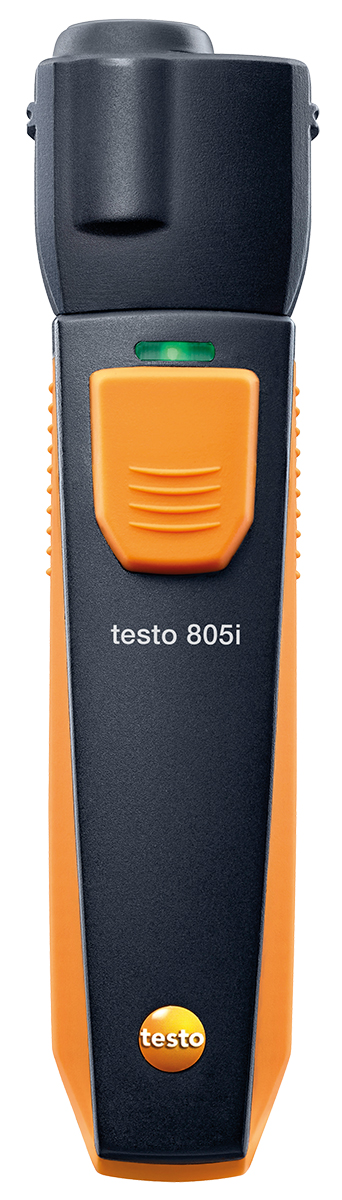 Testo 805i Bluetooth Infrared Thermometer, -30°C Min, +250°C Max, ±2.5 °C Accuracy, °C Measurements With RS Calibration