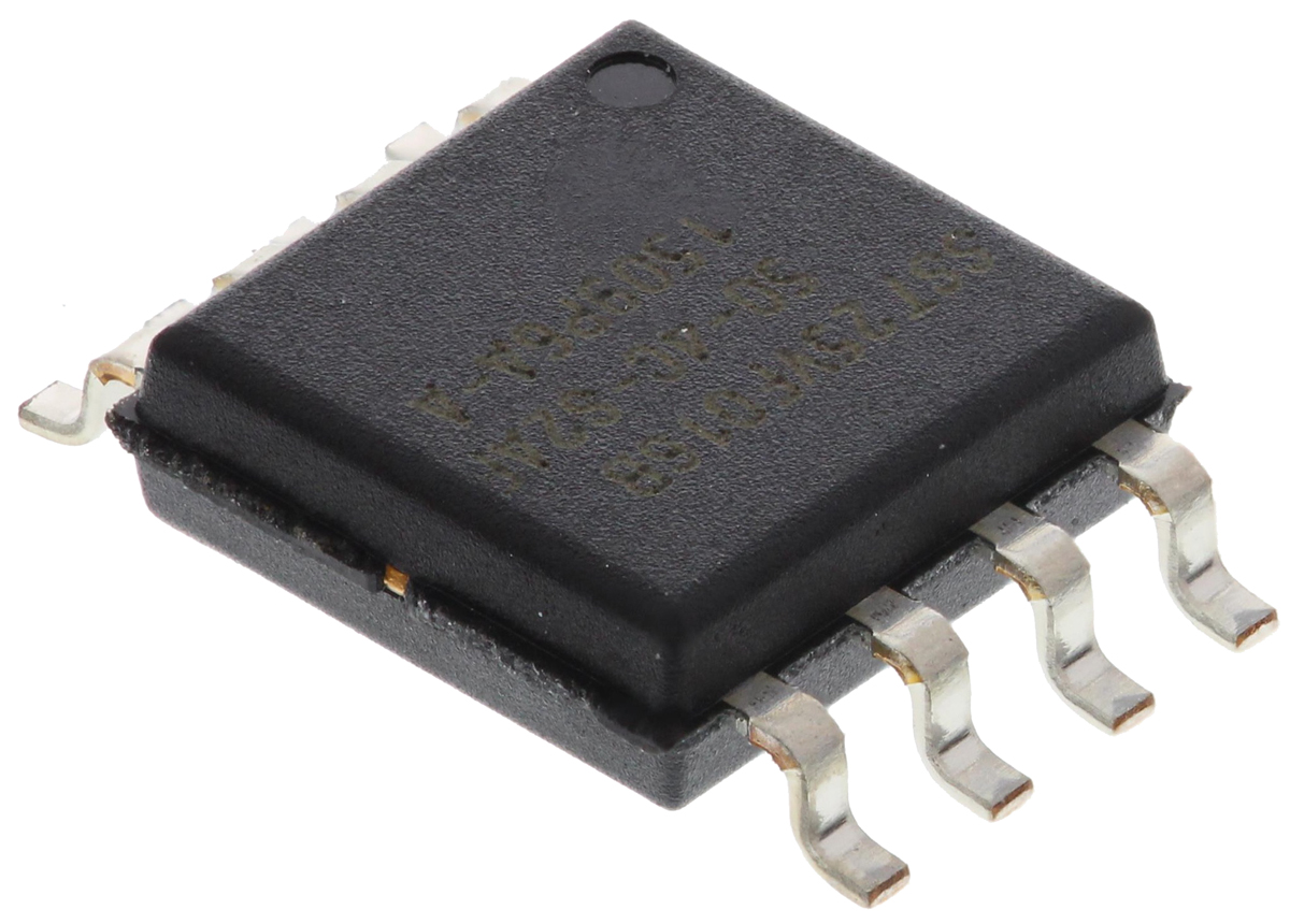 Microchip 16Mbit SPI Flash Memory 8-Pin SOIC, SST25VF016B-50-4C-S2AF