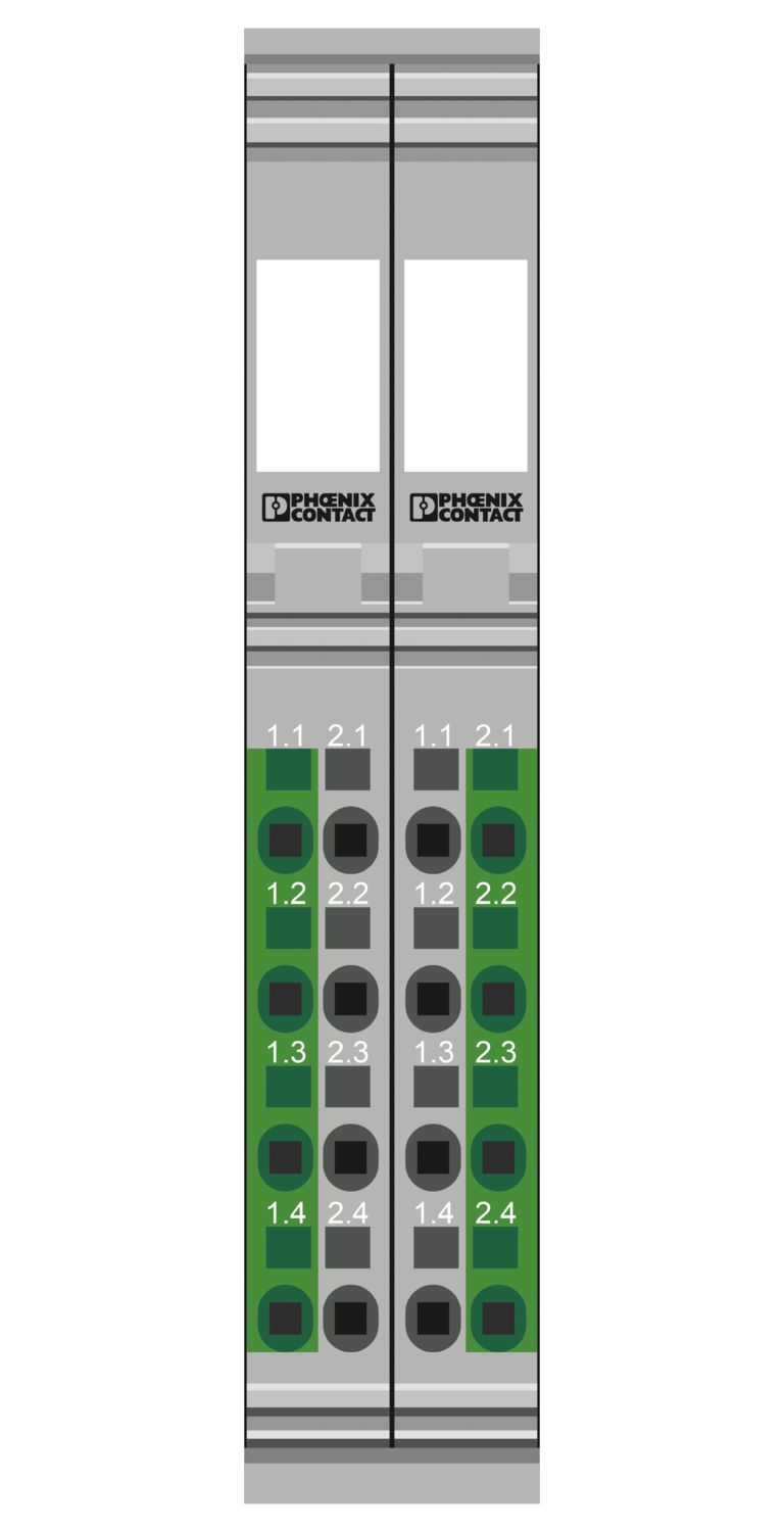 Phoenix Contact IB IL DOR LV-SET-PAC Series Grey, Spring Cage Termination