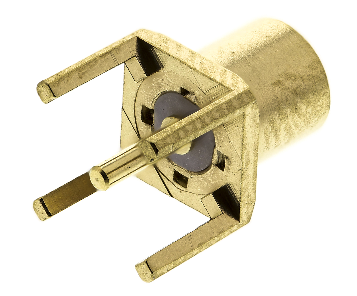 Radiall, Jack Through Hole MCX Connector, 50Ω, Solder Termination, Straight Body